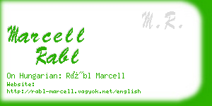 marcell rabl business card